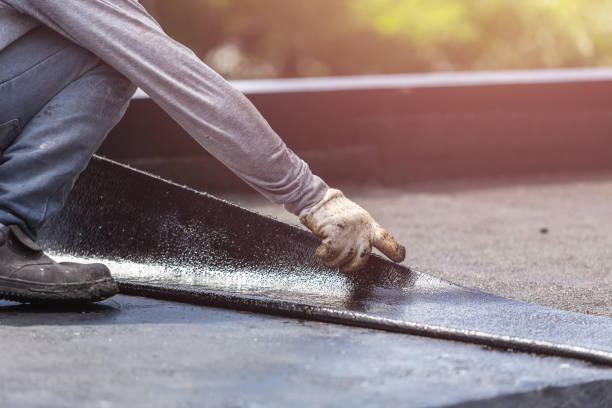 Professional Waterproofing technician working in Geneva, WA